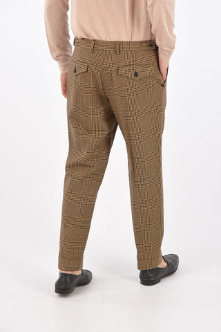 glen check DESA Pants