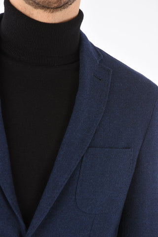 ID Tweed 2 Button Blazer with Patch Pocket