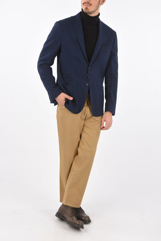 ID Tweed 2 Button Blazer with Patch Pocket
