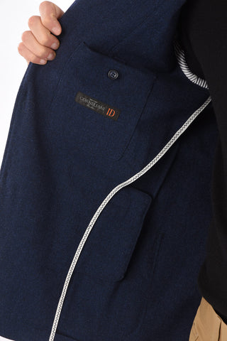 ID Tweed 2 Button Blazer with Patch Pocket