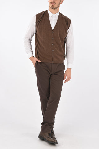 CC COLLECTION Front Buttoned Cashmere Vest