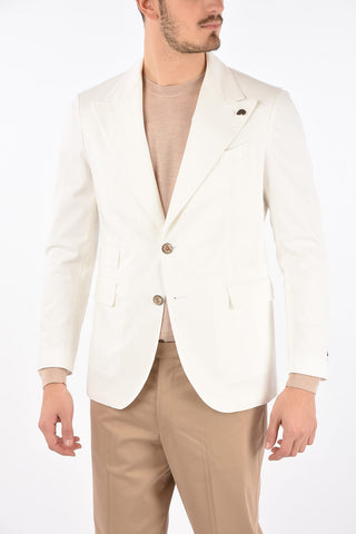 Blazer a 4 tasche con Spilla Teschio 