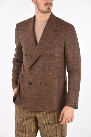Half lined wool blend blazer
