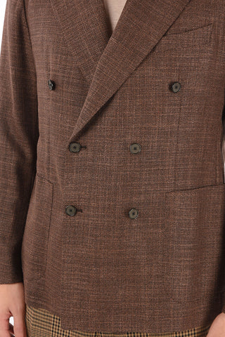 Half lined wool blend blazer