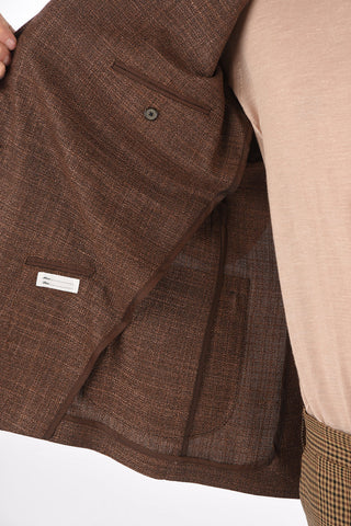 Half lined wool blend blazer