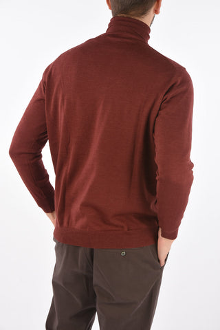 Maglia a Collo Alto in Lana Merino