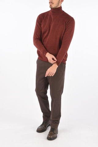 Maglia a Collo Alto in Lana Merino