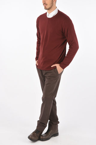 Crew Neck Virgin Wool Sweater