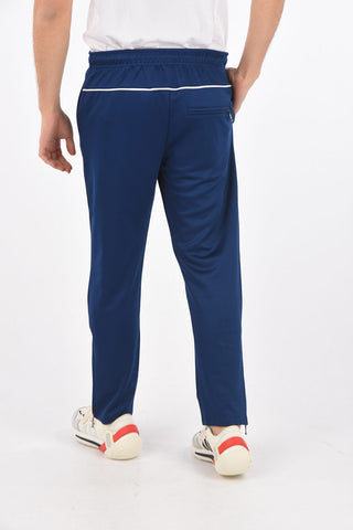 Joggers con coulisse e zip laterali