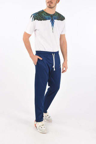 Joggers con coulisse e zip laterali