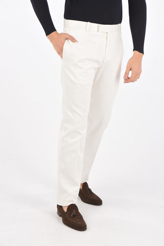 4 Pocket Hidden Fastening Cotton Pants