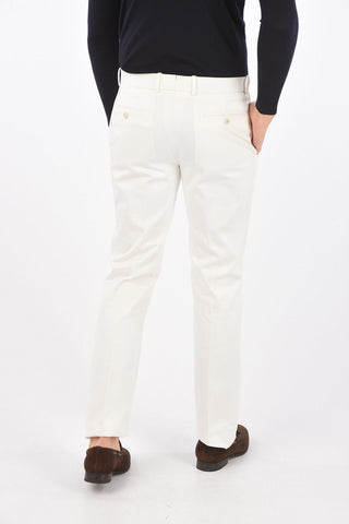 4 Pocket Hidden Fastening Cotton Pants