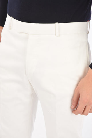 4 Pocket Hidden Fastening Cotton Pants