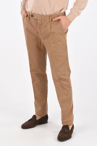 Pantaloni Chino Watercolor a Una Pince