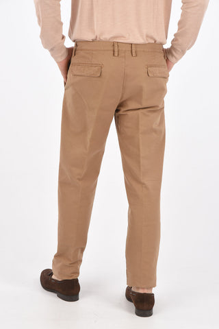 Pantaloni Chino Watercolor a Una Pince