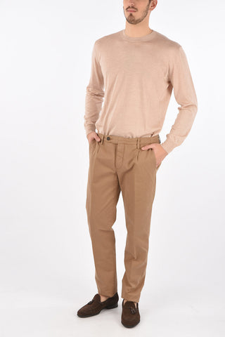 Pantaloni Chino Watercolor a Una Pince
