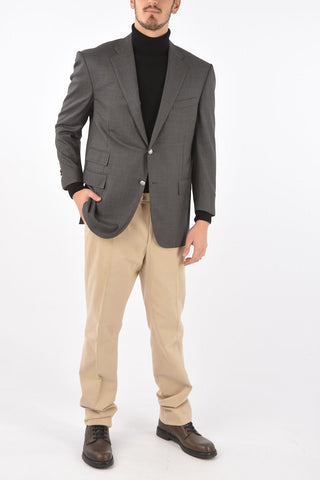 Bird's Eye LEADER Extrafine Virgin Wool Blazer
