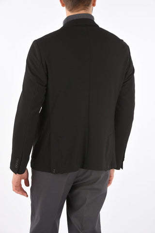 CC COLLECTION 2 Buttons INTERLOCK PENYE Blazer with Patch Pockets