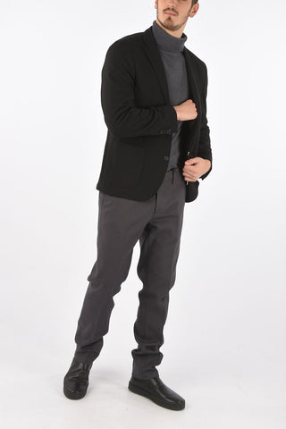 CC COLLECTION 2 Buttons INTERLOCK PENYE Blazer with Patch Pockets
