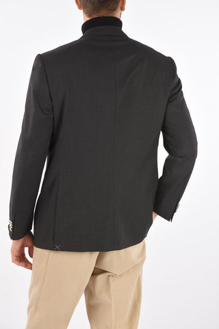 Virgin Wool LEADER Single Breasted Blazer