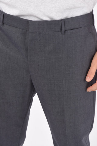 2 Button Notch Lapel Virgin Wool Blend Suit