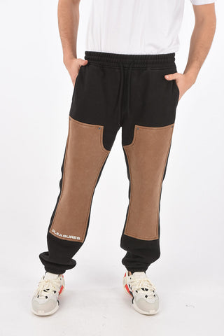 Pantaloni Joggers Stampati con Toppe