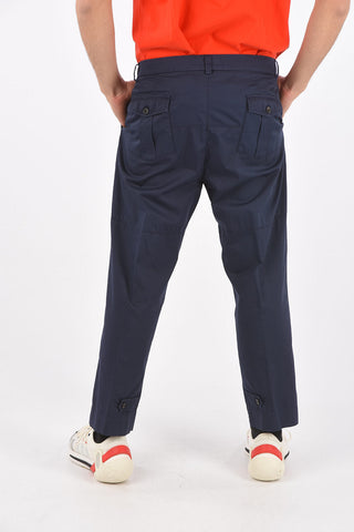 Pantaloni utility con tasche frontali