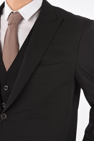140's Wool CEREMONY LEADER 3 Pieces Suit with Waistcoat