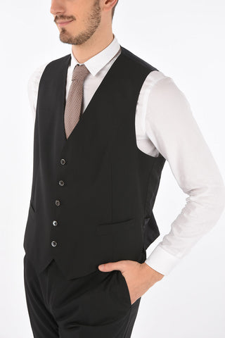 140's Wool CEREMONY LEADER 3 Pieces Suit with Waistcoat