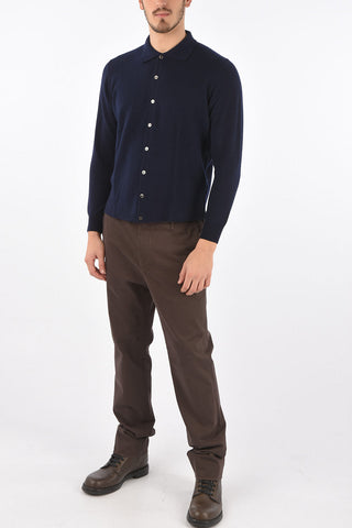 CC COLLECTION Polo Neck Cashmere Blend Cardigan