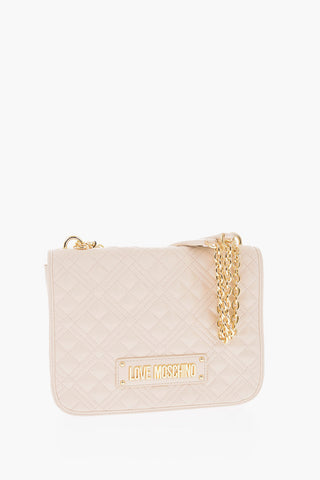 LOVE quilted shoulder bag