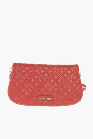 LOVE borsa a tracolla trapuntata in ecopelle