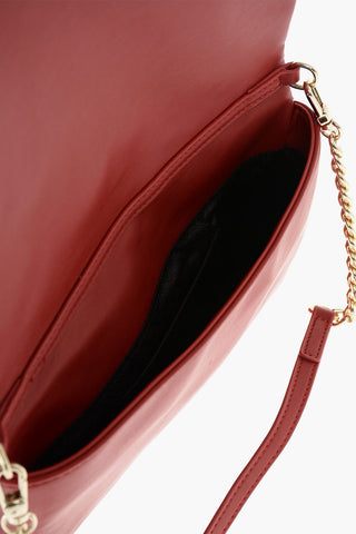 LOVE borsa a tracolla trapuntata in ecopelle