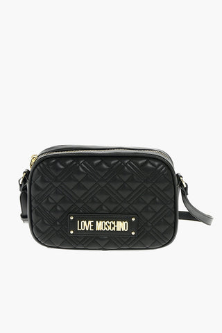 LOVE borsa a tracolla trapuntata in ecopelle