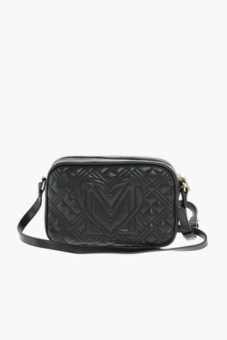LOVE borsa a tracolla trapuntata in ecopelle