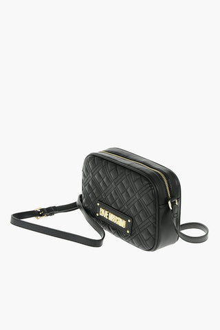 LOVE borsa a tracolla trapuntata in ecopelle