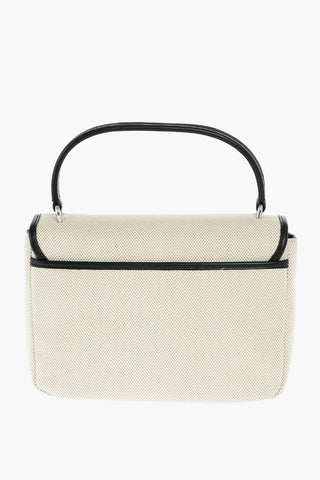 LOVE borsa a mano a quadretti con tracolla removibile