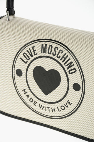 LOVE borsa a mano a quadretti con tracolla removibile