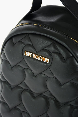 LOVE quilted faux leather backpack
