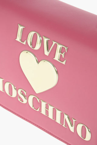 LOVE faux leather crossbody bag