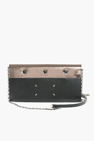 MM11 leather mini shoulder bag wih chain