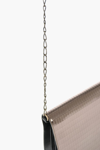 MM11 leather mini shoulder bag wih chain