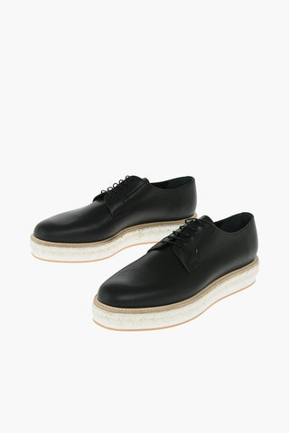 Raffia Sole SHANNON ROPE Derby Shoes