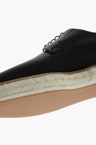 Raffia Sole SHANNON ROPE Derby Shoes