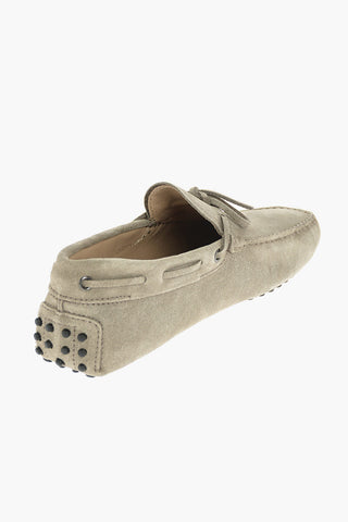 Bow Suede Loafers
