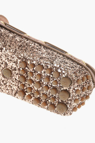 Bow Glitter Loafers