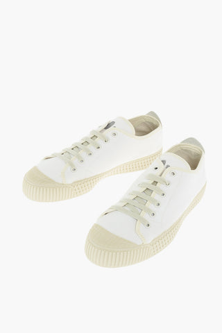 Sneakers Stringate in Canapa
