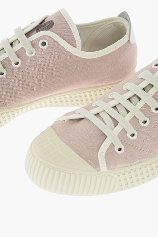 Sneakers Stringate in Canapa