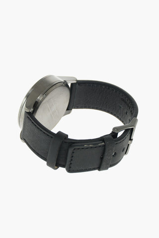 leather strap SENTRY analog watch