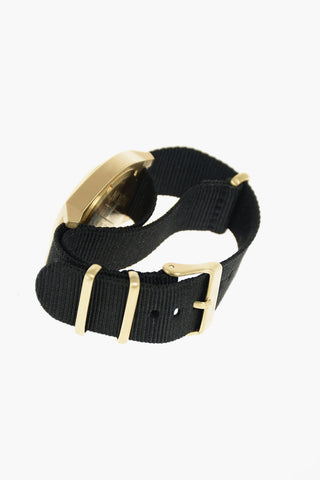 fabric strap THE TIME TELLER analog watch